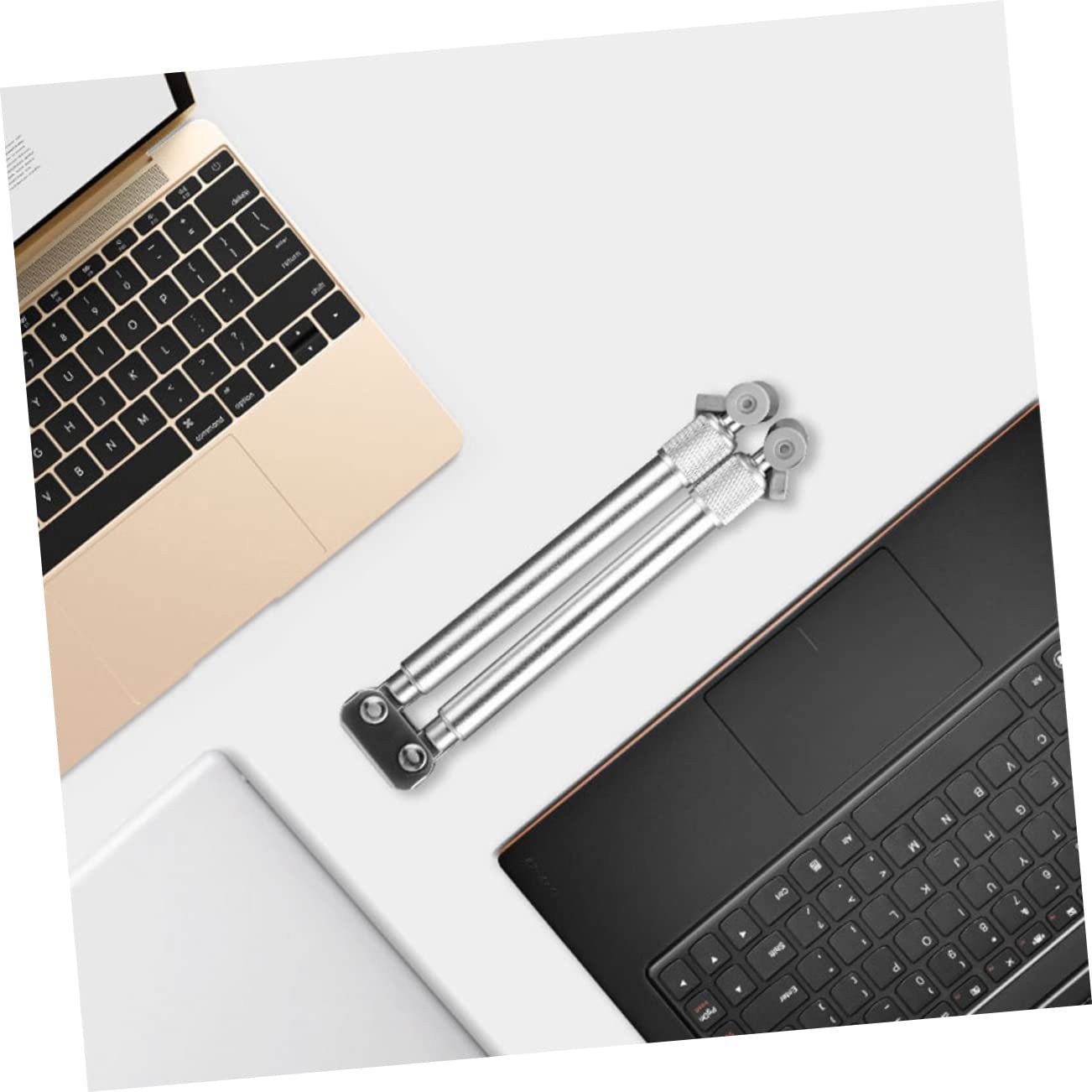 Підставка для ноутбука алюмінієва регульована і складна охолоджуюча портативна телескопічна для дому та подорожей сумісна з різними пристроями, фото №4