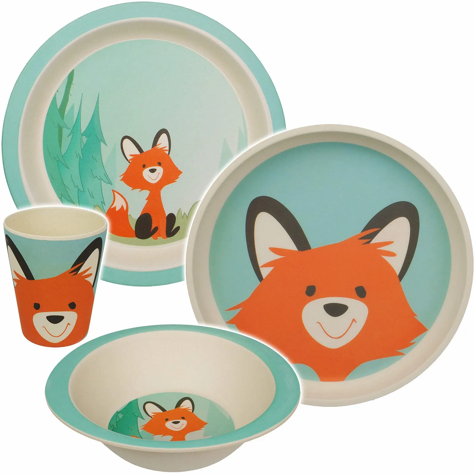Набір дитячого посуду alles-meine.de Тварини Лісові, фото №5 Набір дитячого посуду alles-meine.de Тварини Лісові, фото №5