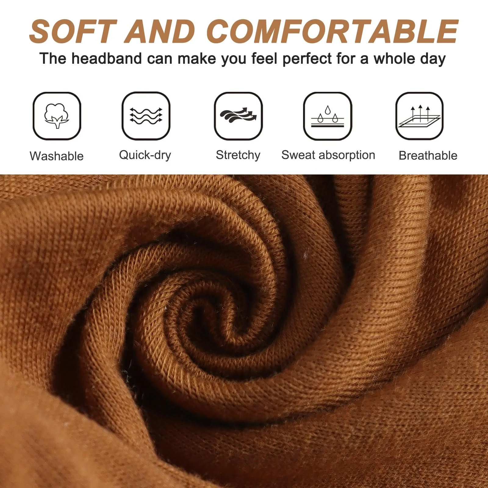 Пов'язка для волосся Blooms Широка, фото №5