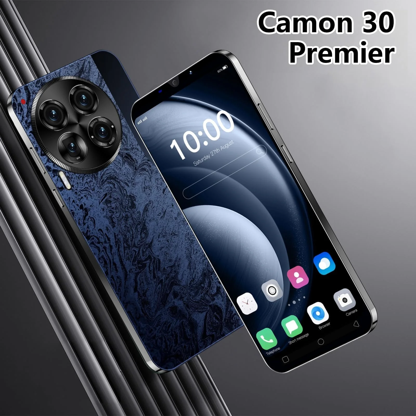 Мобільний телефон Camon Camon 30 Premier 5.0" 16GB Dual SIM Face ID WiFi Silvery, фото №2