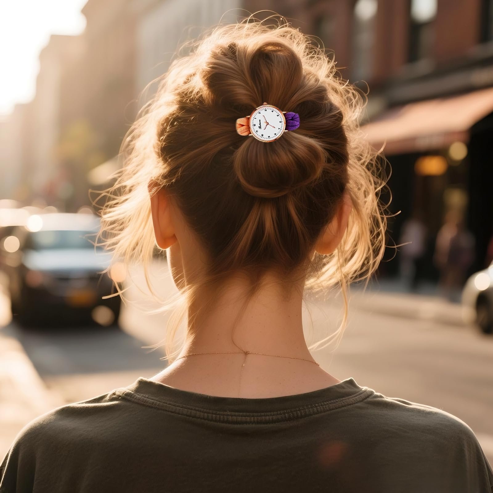 Женские часы JewelryWe, эластичный браслет, аналоговые, кварцевые, плетеный разноцветный эластичный тканевый ремешок, ультратонкие, легкие, фото №4 Женские часы JewelryWe, эластичный браслет, аналоговые, кварцевые, плетеный разноцветный эластичный тканевый ремешок, ультратонкие, легкие, фото №4