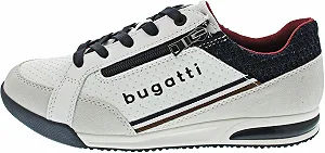 Кроссовки Bugatti Trevor Sporty на шнуровке белые (44) - Фото 1