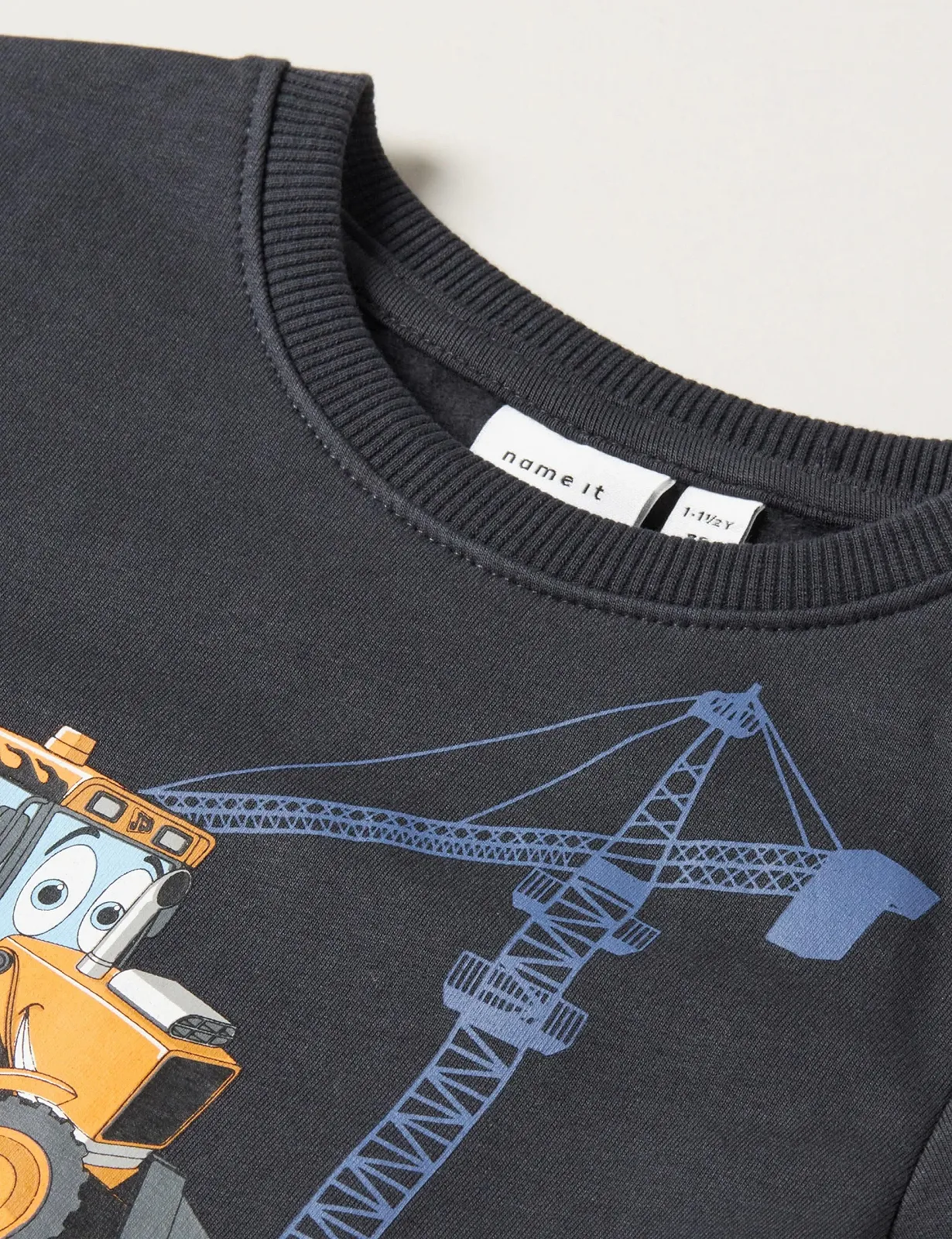 Толстовка NAME IT для мальчиков Nmmnesh JCB Sweat Bru Bfu, фото №2