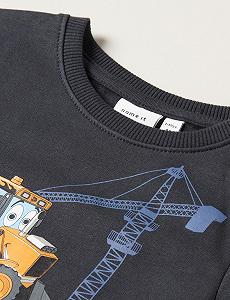 Толстовка NAME IT для хлопчиків Nmmnesh JCB Sweat Bru Bfu synthetic.ua - Фото 1