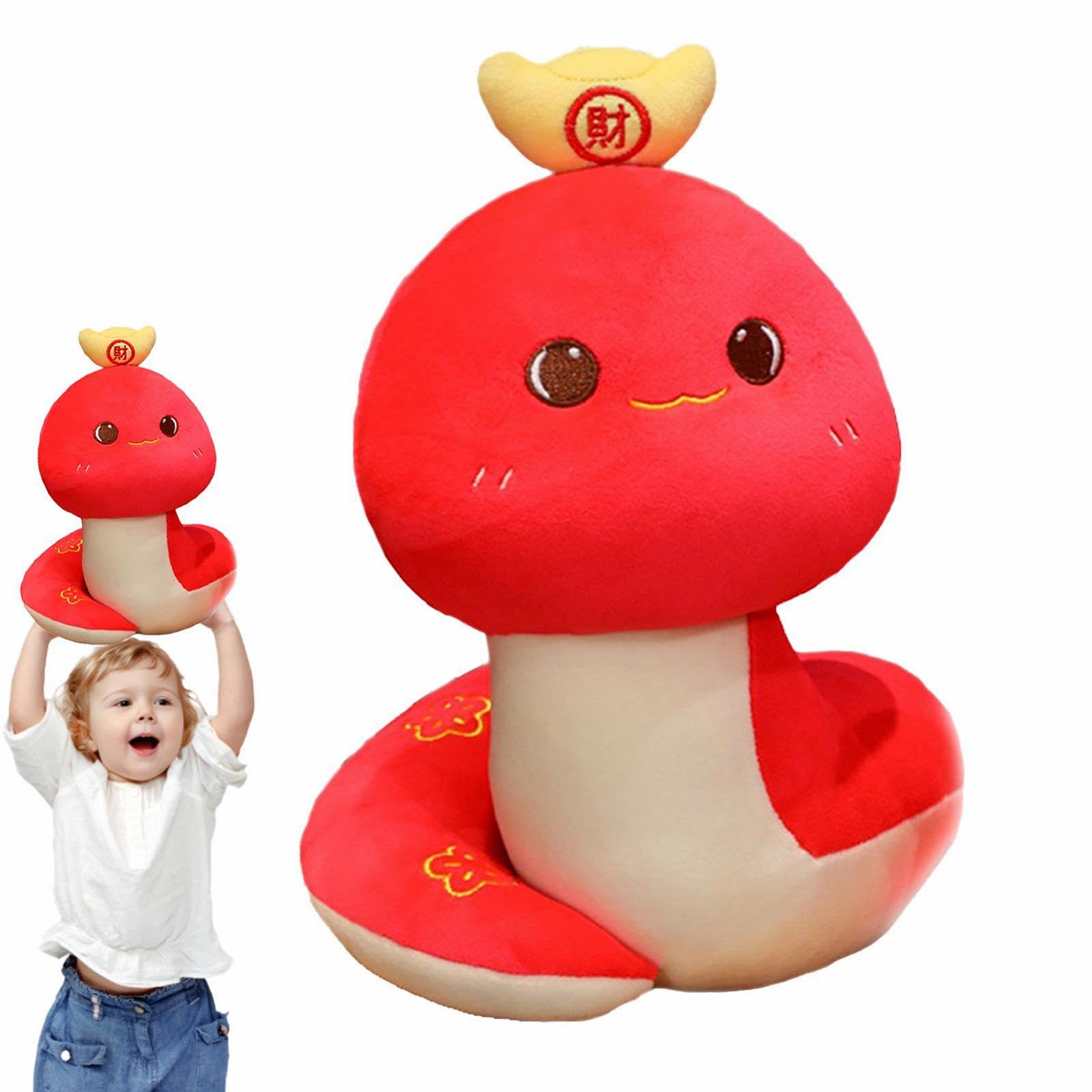 Плюшевий змій Generisch Червоний 2025, фото №1 Плюшевий змій Generisch Червоний 2025, фото №1