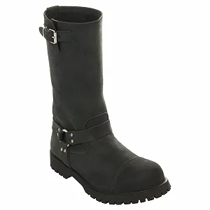 Черевики Boots & Braces Motorcycle II Biker чорні - Фото 1