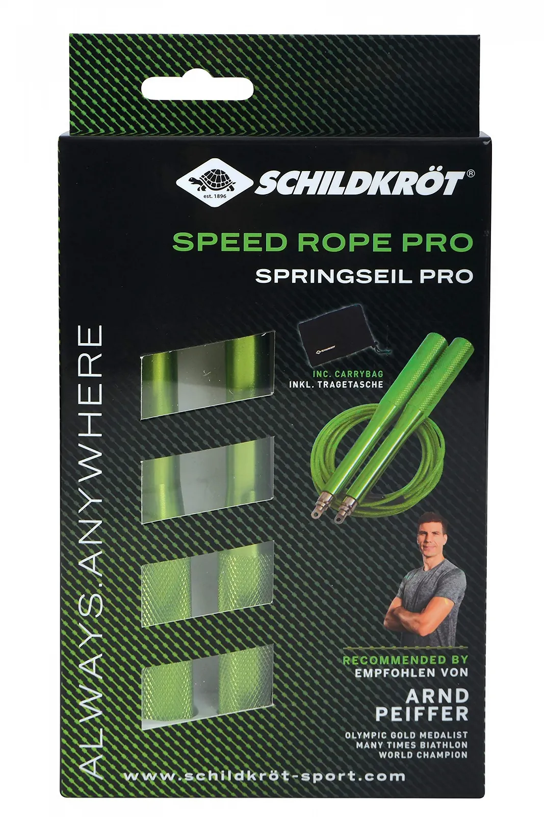Скакалка Schildkröt Speed Rope Pro у 4-колірній коробці, фото №6