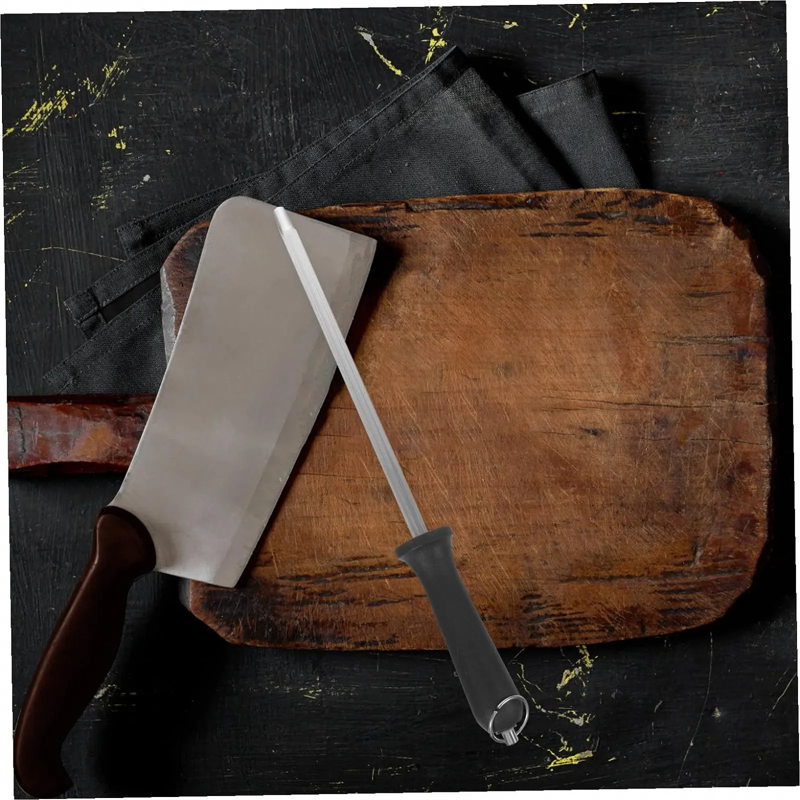 Мусат для ножів Ciieeo Сталевий з ручкою з PP, фото №9