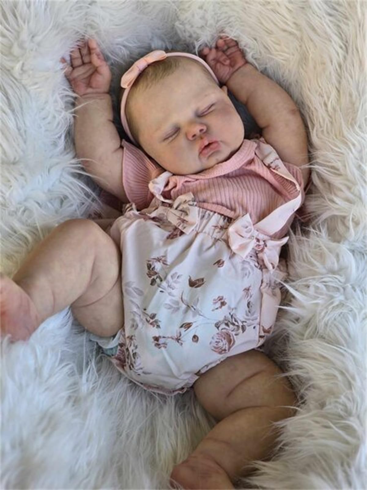 Кукла Zero pam Reborn Doll Девочка 60 см Натуральный Новорожденный Спящий Младенец C Пухлым Весом Тканевое Тело Силиконовая Новорожденная Кукла для Детей, фото №3