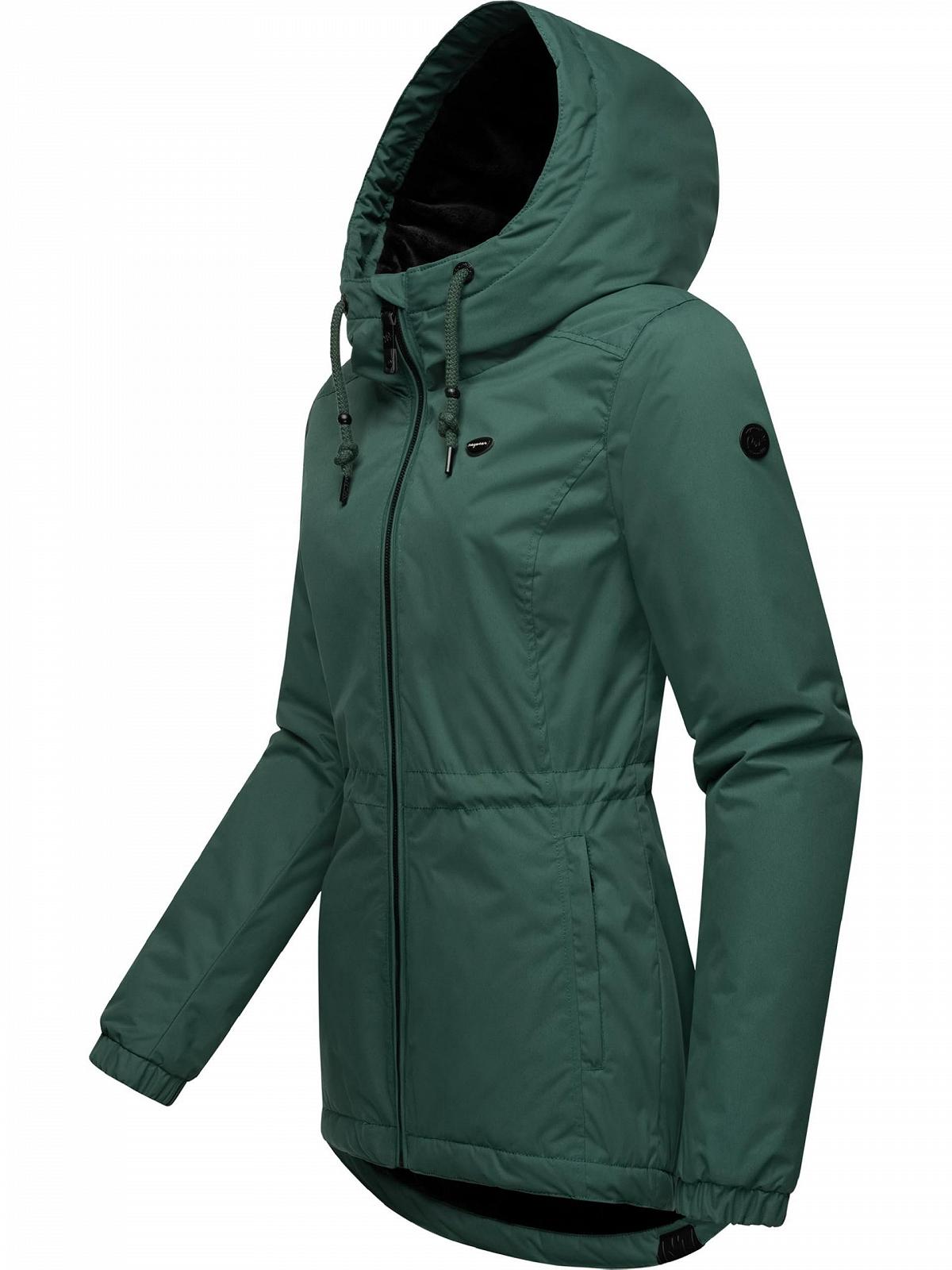 Теплая зимняя водонепроницаемая куртка с капюшоном Ragwear Dankka женская YOUMODO, фото №2