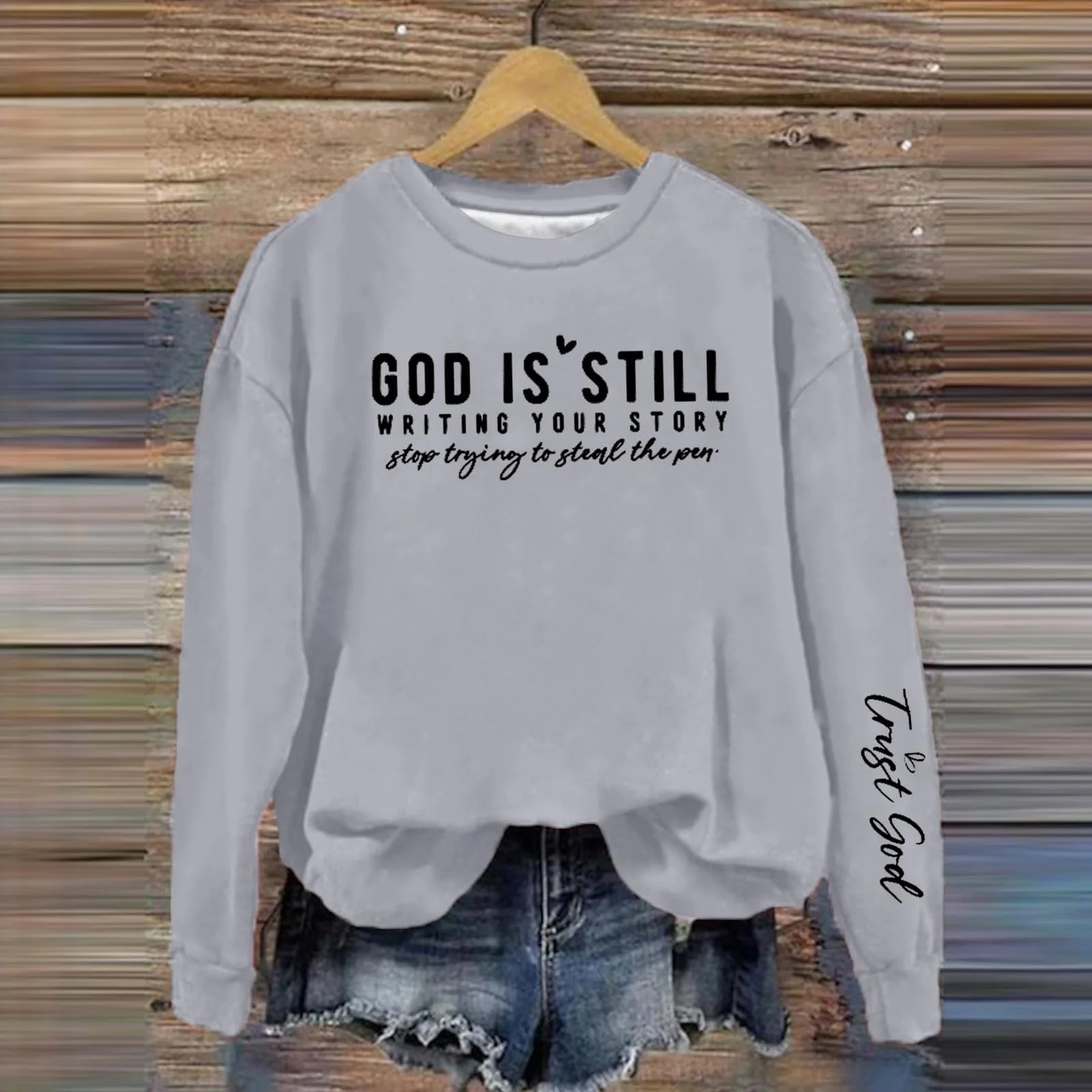 Женская Толстовка Workou 2025 с круглым вырезом и буквами для зимы и осени, фото №2