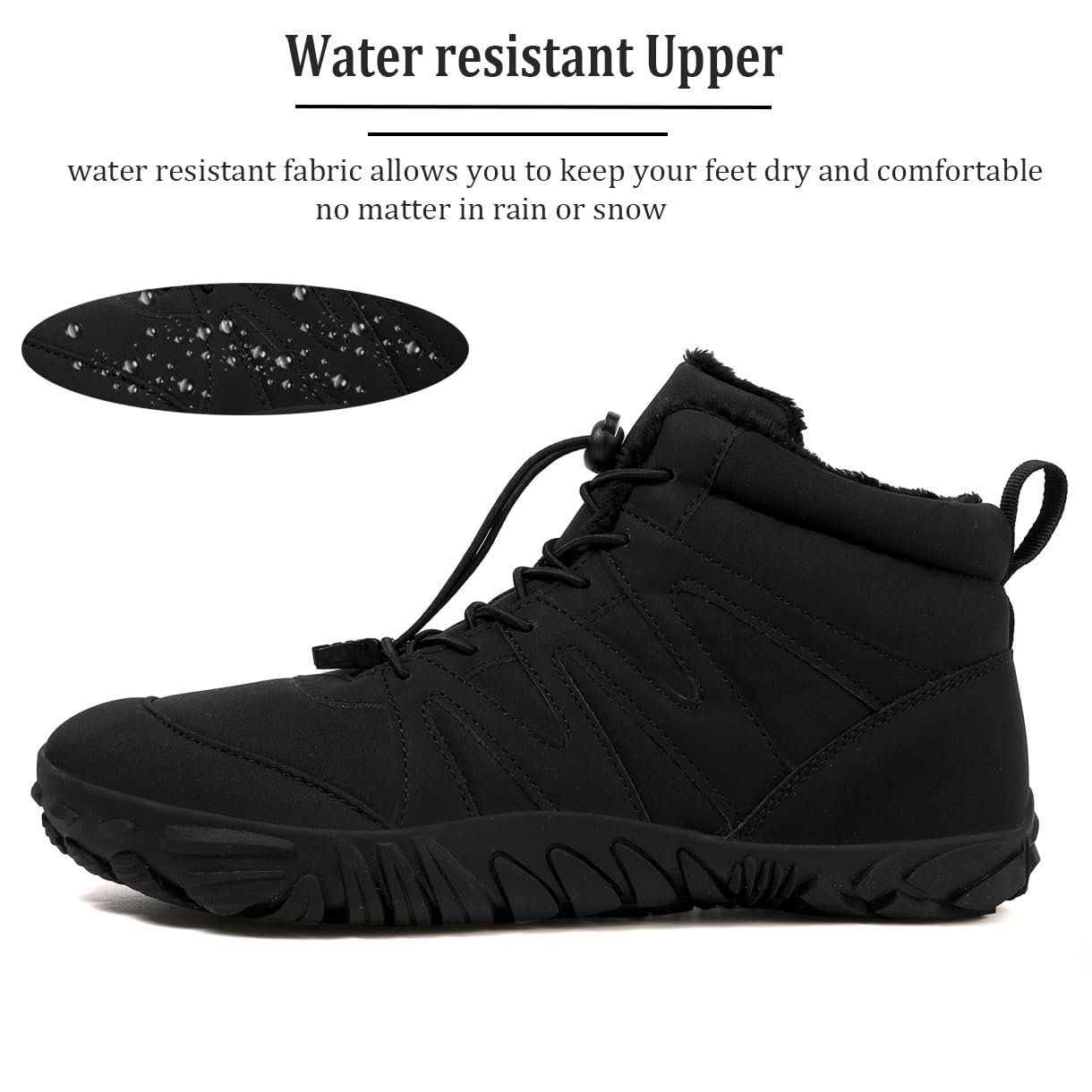 Черевики Fadezar Waterproof зимние утепленные мужские/женские для активного отдыха нескользящие, фото №2