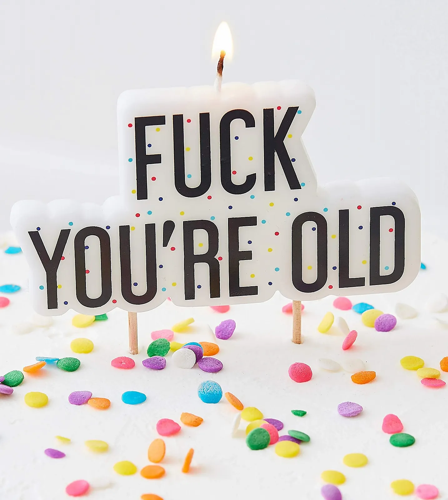 Свічка Ginger Ray 're Old Birthday Cake Party Naughty, фото №1