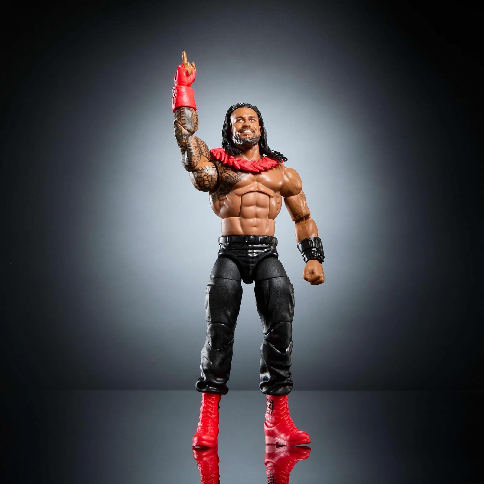 Фігурка Mattel WWE Elite Collection, Roman Reigns Set, SummerSlam з компонентами William Shelf для іншої фігурки, JCJ55, багатокольорова, фото №5