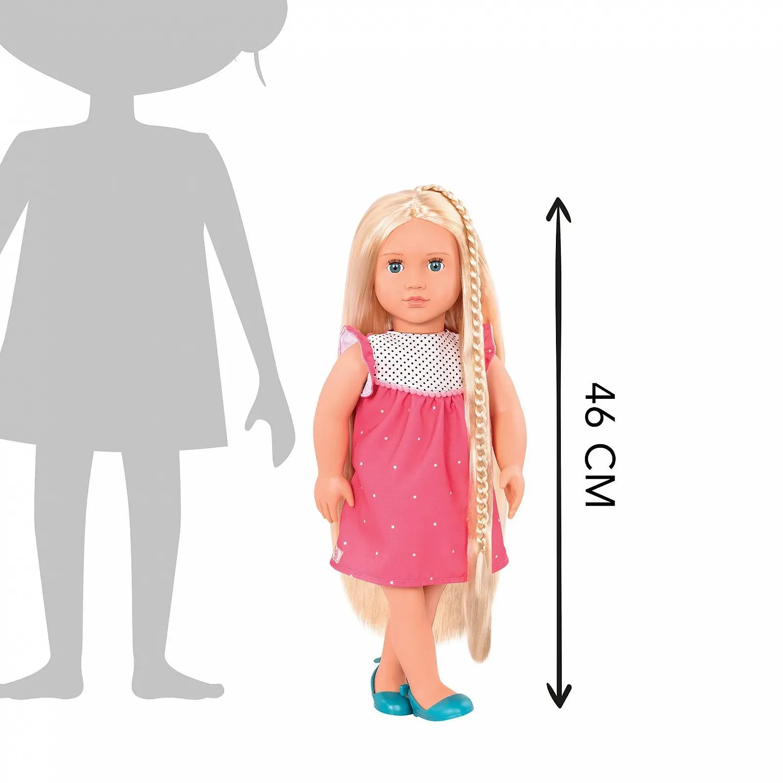 Кукла Our Generation 46 см Hayley Блондинка Голубые Глаза, фото №6 Кукла Our Generation 46 см Hayley Блондинка Голубые Глаза, фото №6