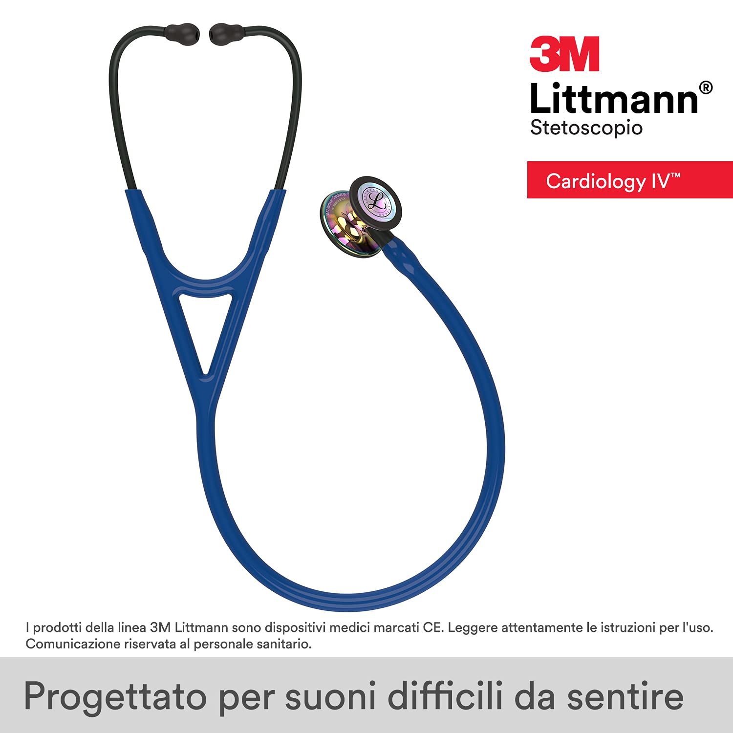Стетоскоп 3M Littmann IV 69 см Синій, фото №2