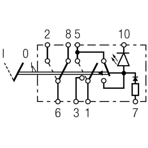Выключатель аварийной сигнализации HELLA 6HH 007 832-721 для GRIMME, фото №2
