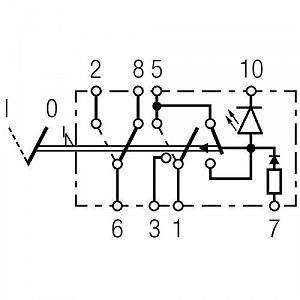 Выключатель аварийной сигнализации HELLA 6HH 007 832-721 для GRIMME synthetic.ua - Фото 1