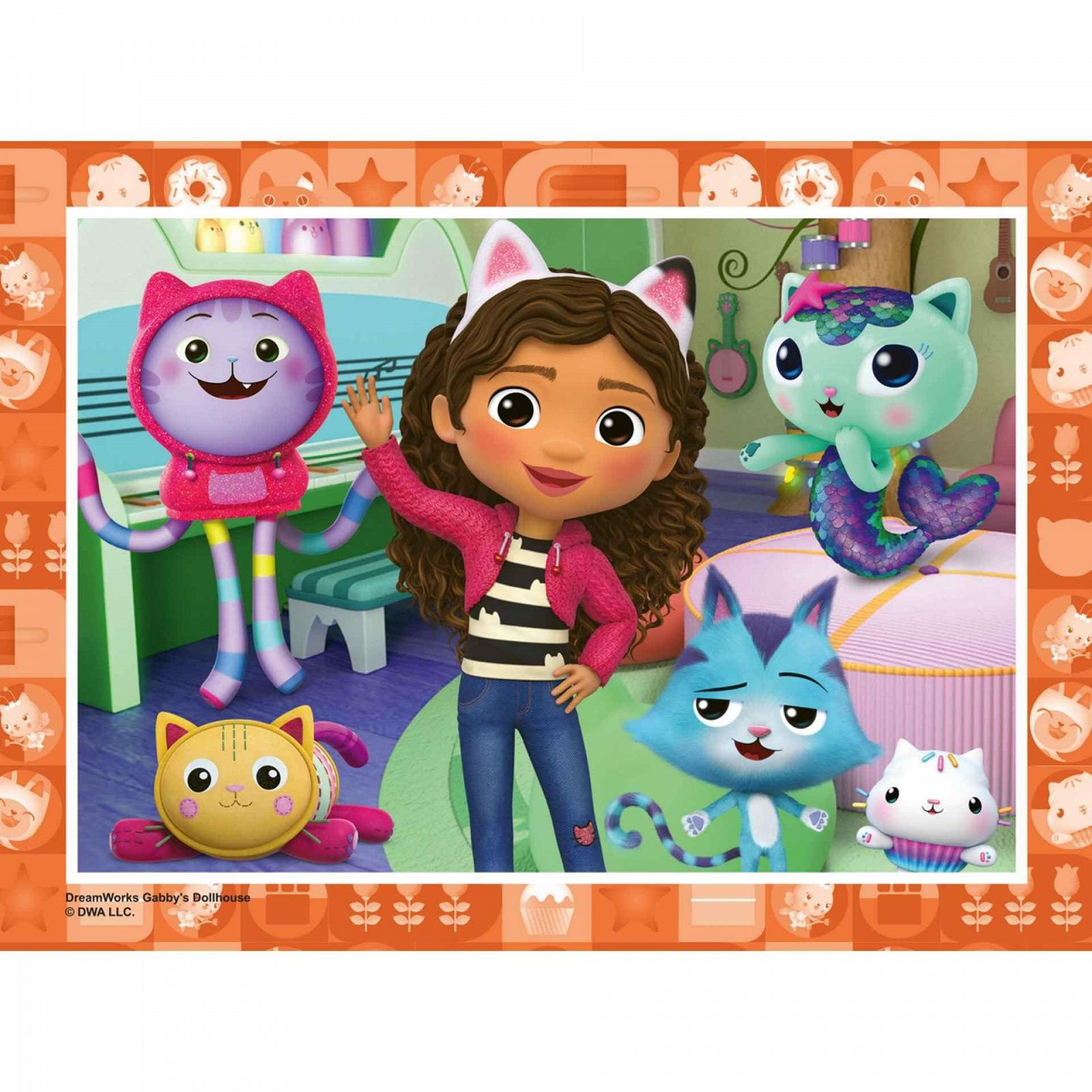 Пазл Ravensburger Gabby's Dollhouse 4 в 1 (12, 16, 20, 24 элемента), фото №5