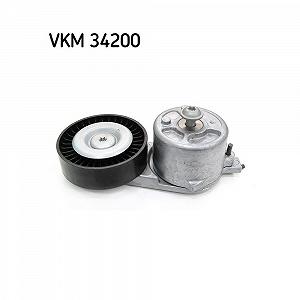 Натяжитель ремня, поликлиновой ремень SKF VKM 34200 для FORD, нижний - Фото 1