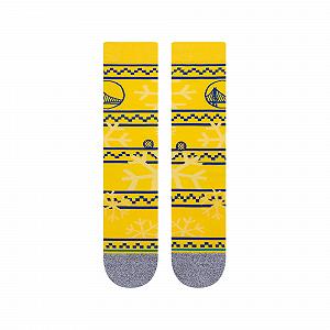 Носки Stance Golden State Warriors InfiKnit Frosted Holiday NBA Crew synthetic.ua - Фото 1