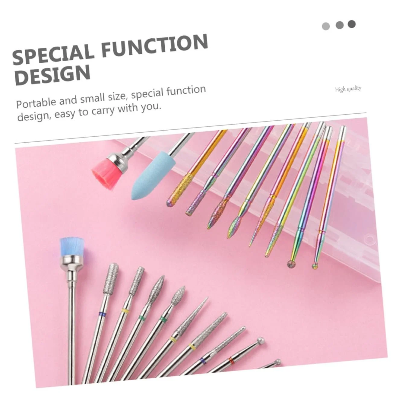 Набор для маникюра Healvian для полировальной машинки для салонного или домашнего маникюра, фото №3 Набор для маникюра Healvian для полировальной машинки для салонного или домашнего маникюра, фото №3