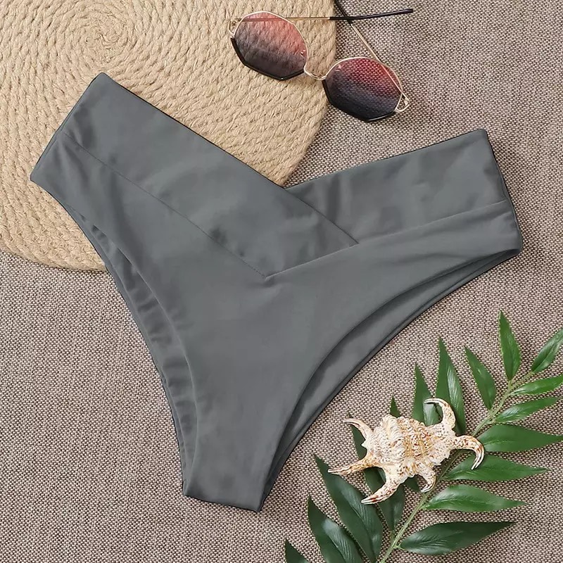 Плавки купальные женские 7769 S серые, фото №1