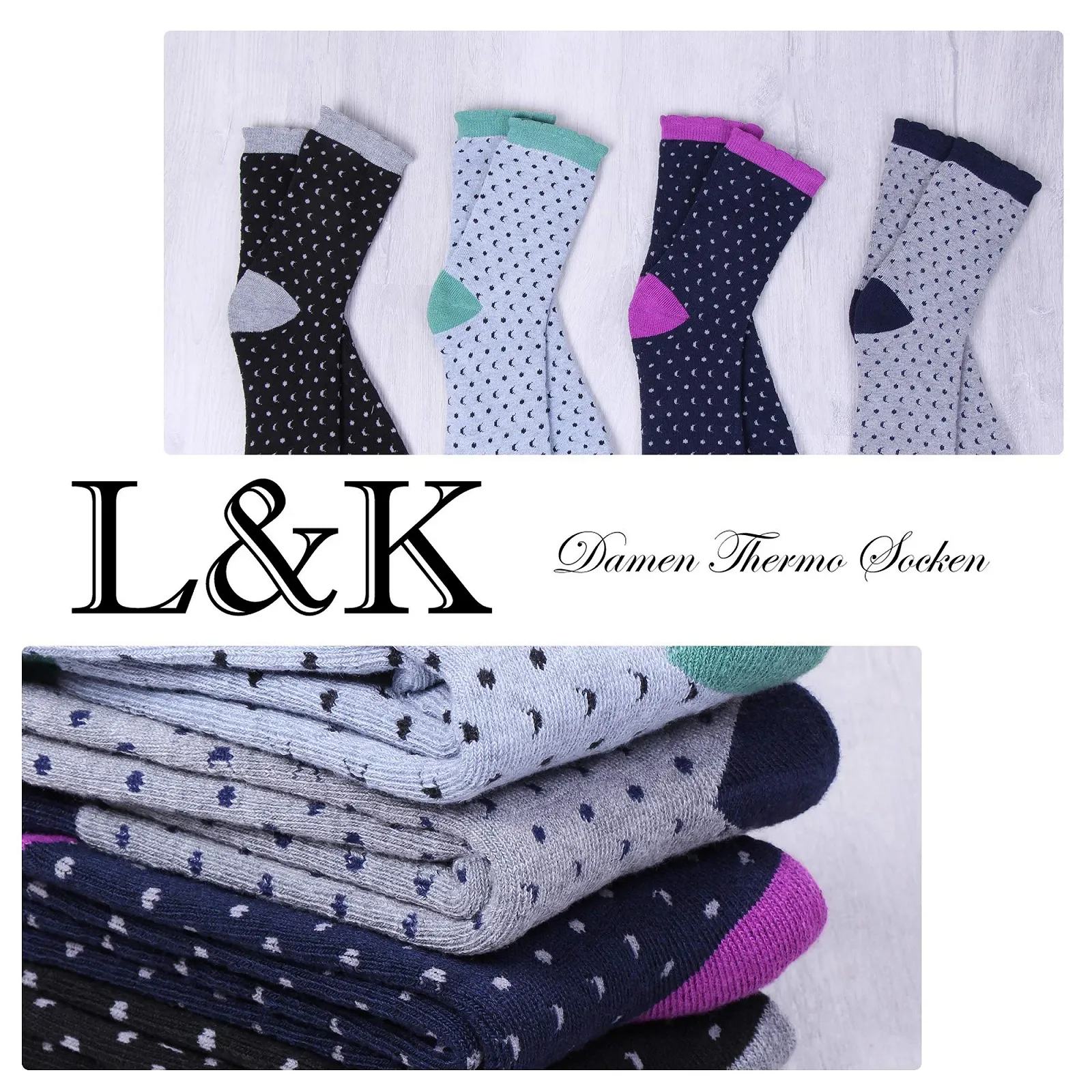 Шкарпетки L&K 92274 VA, 6 пар, фото №3 Шкарпетки L&K 92274 VA, 6 пар, фото №3