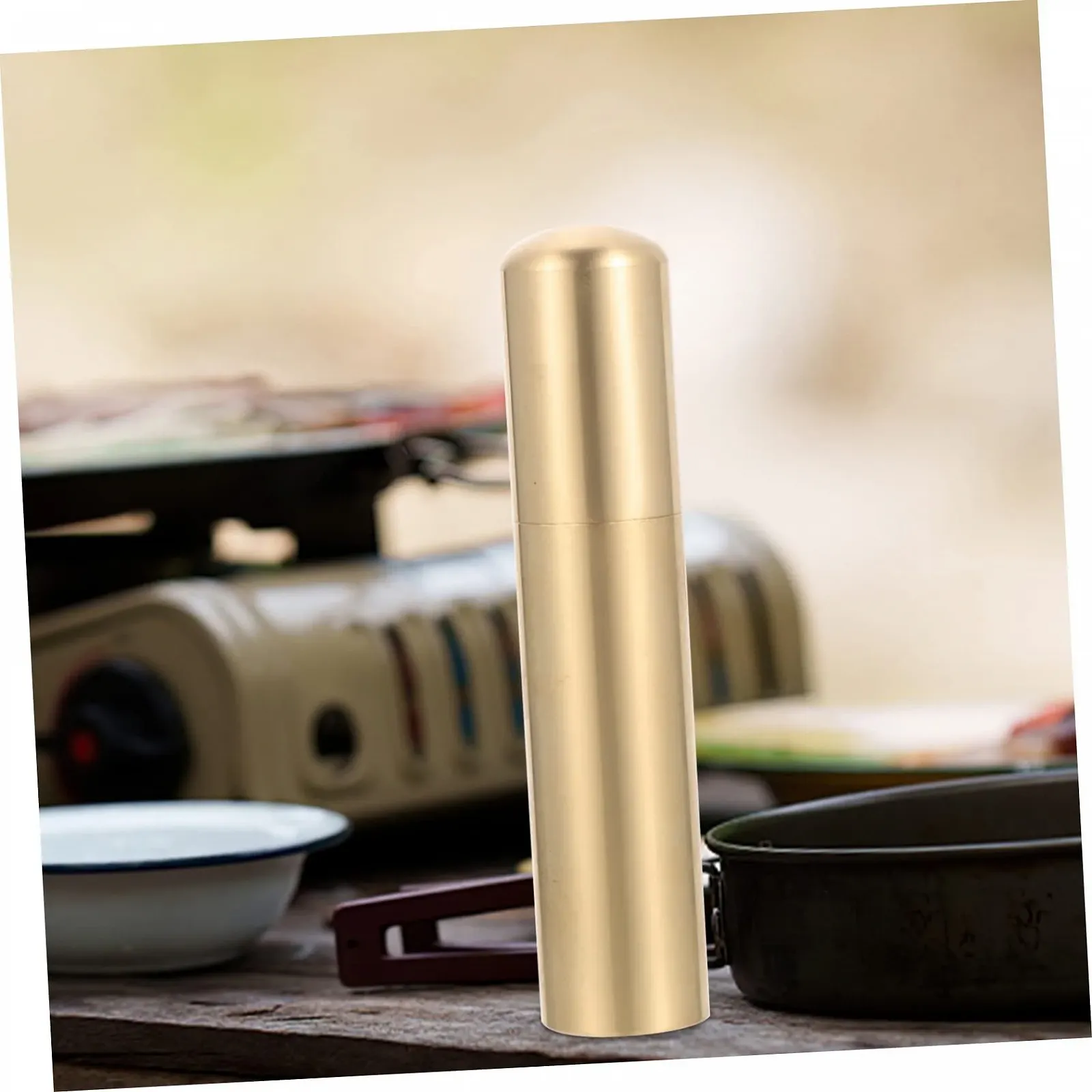 Коробка для зберігання YARNOW 3 шт., аварійний тримач, маленька трубка, цинковий контейнер для виживання, дорожній металевий латунний футляр, фото №7