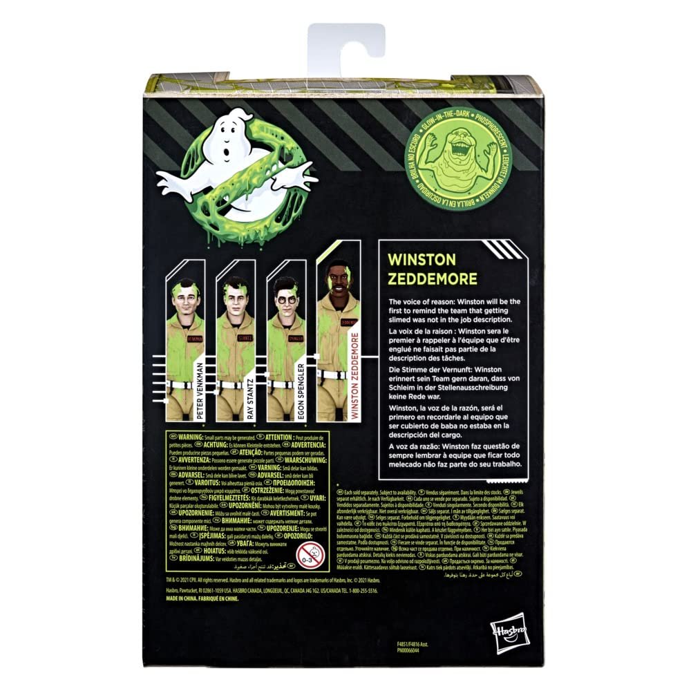 Фигурка Ghostbusters Plasma Series Ghostbusters Уинстон Зедемор, светится в темноте, 15,2 см, коллекционная, фото №6