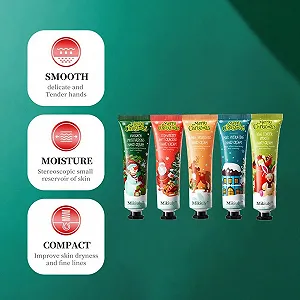 Крем для рук Різдвяний набір, Міні креми для рук, Набір кремів для рук, 5 шт ціна на synthetic.ua - Фото 1 Крем для рук Різдвяний набір, Міні креми для рук, Набір кремів для рук, 5 шт synthetic.ua - Фото 1