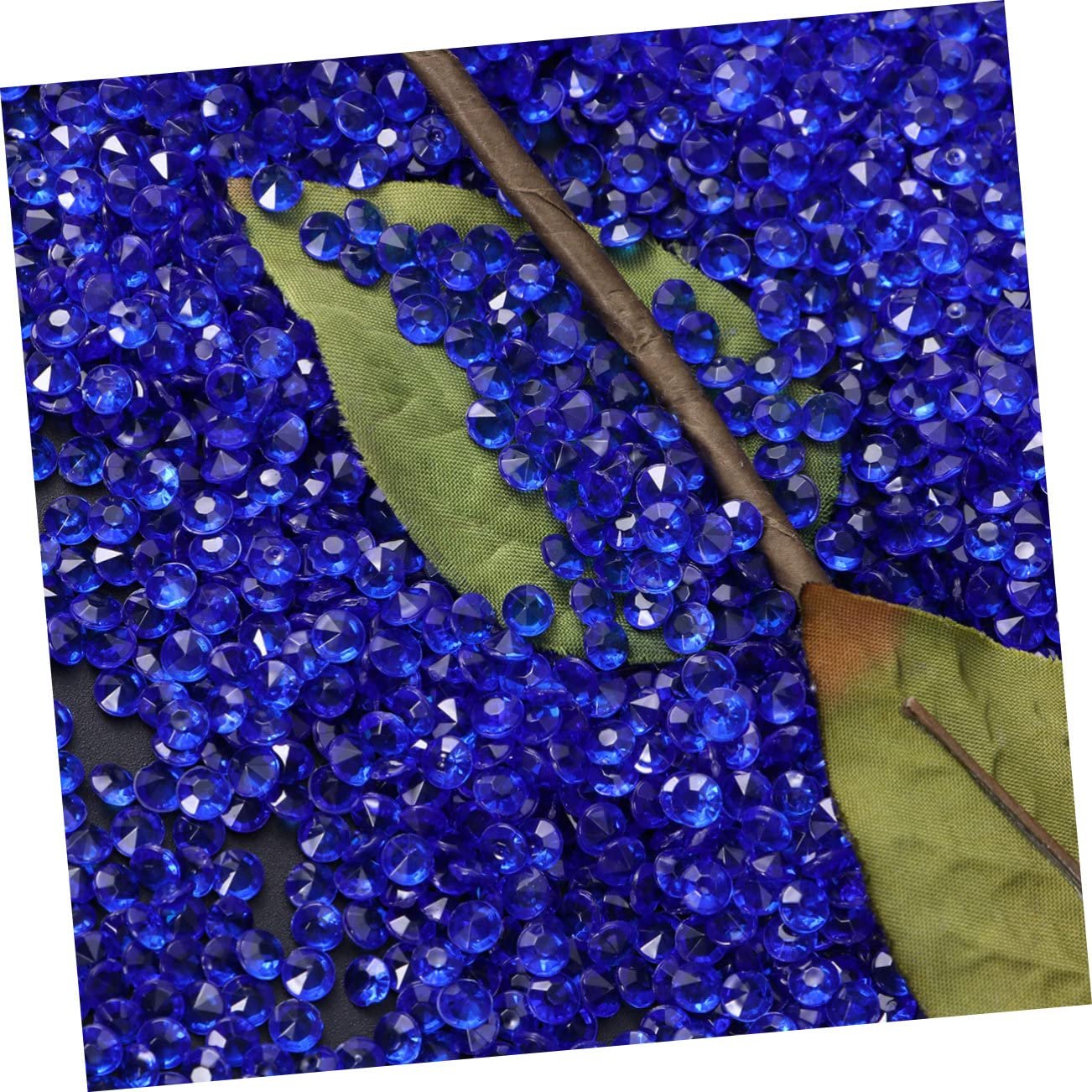 Акрилові діаманти Garneck Прозорий Темно-синій, 4000 шт, фото №6