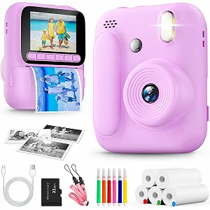 Фотокамера мгновенной печати для детей 1080P 32GB - Фото 1