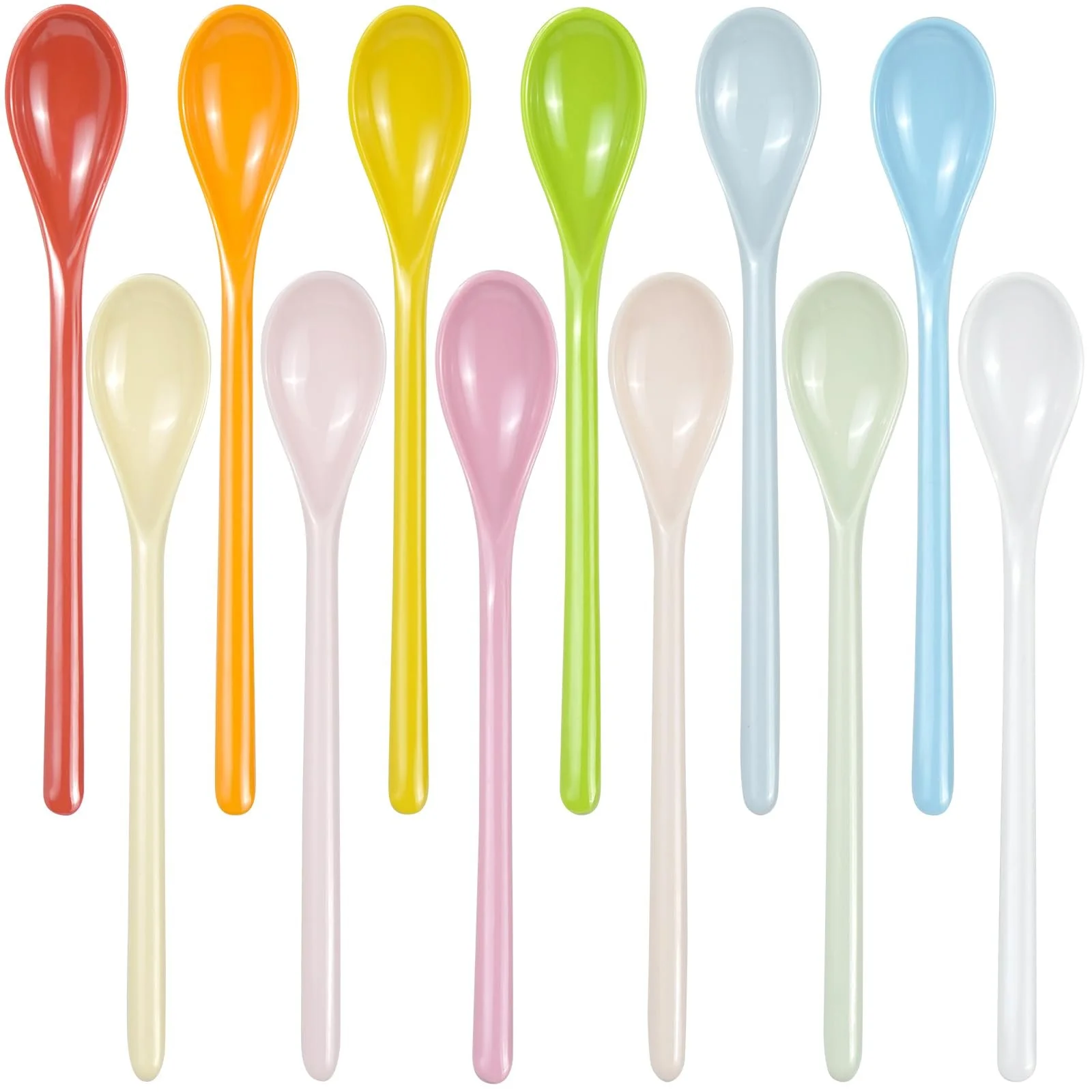 Ложки Пластикові Довгі для Десертів Набір, фото №1