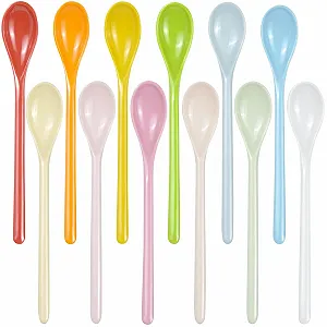 Ложки Пластикові Довгі для Десертів Набір - Фото 1