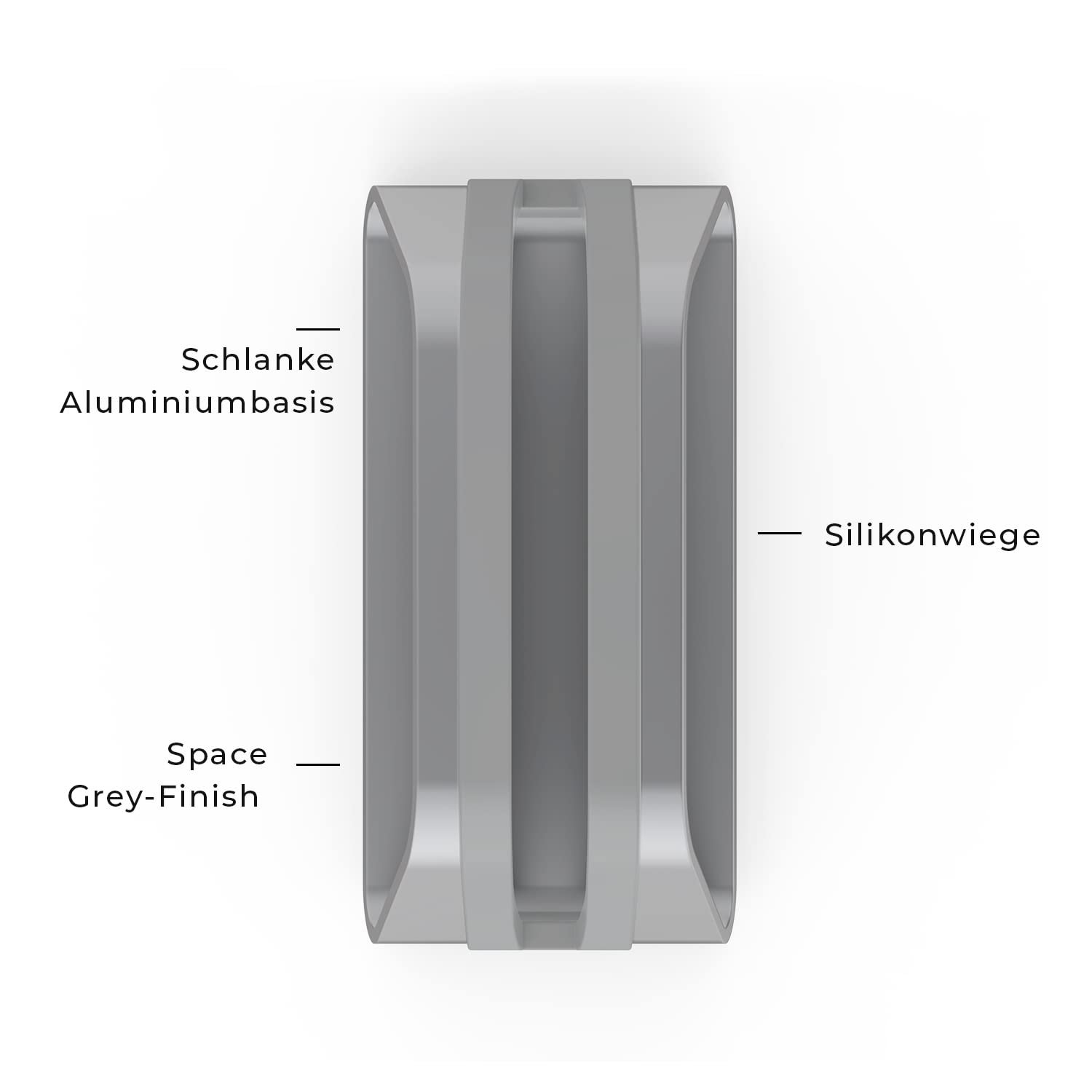 Вертикальна Підставка для Ноутбука HumanCentric MacBook Pro/Air Алюміній, фото №4