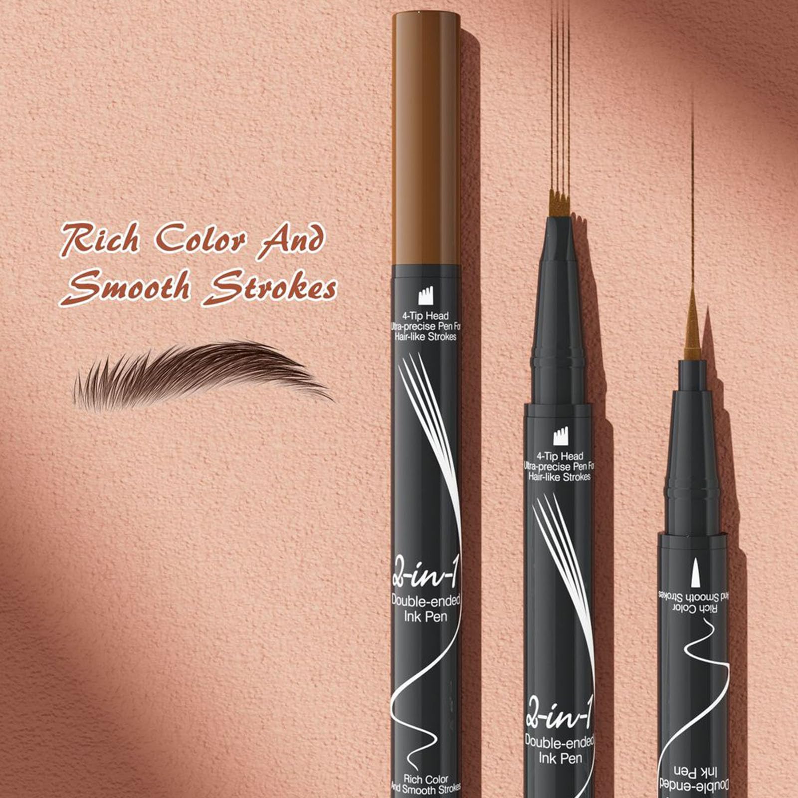 Олівець для брів 3D водостійкий Microblading 4 Гілки Розмір: один, фото №5