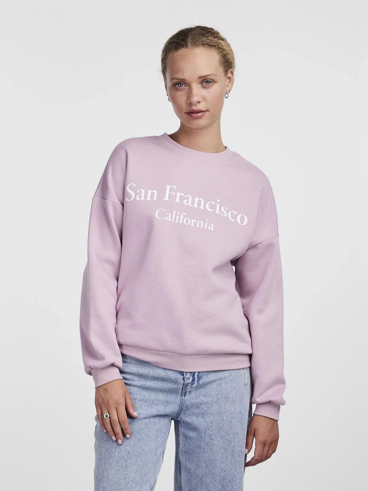 Жіночий світшот PIECES Pcfreya LS Oversize Sweat, фото №4