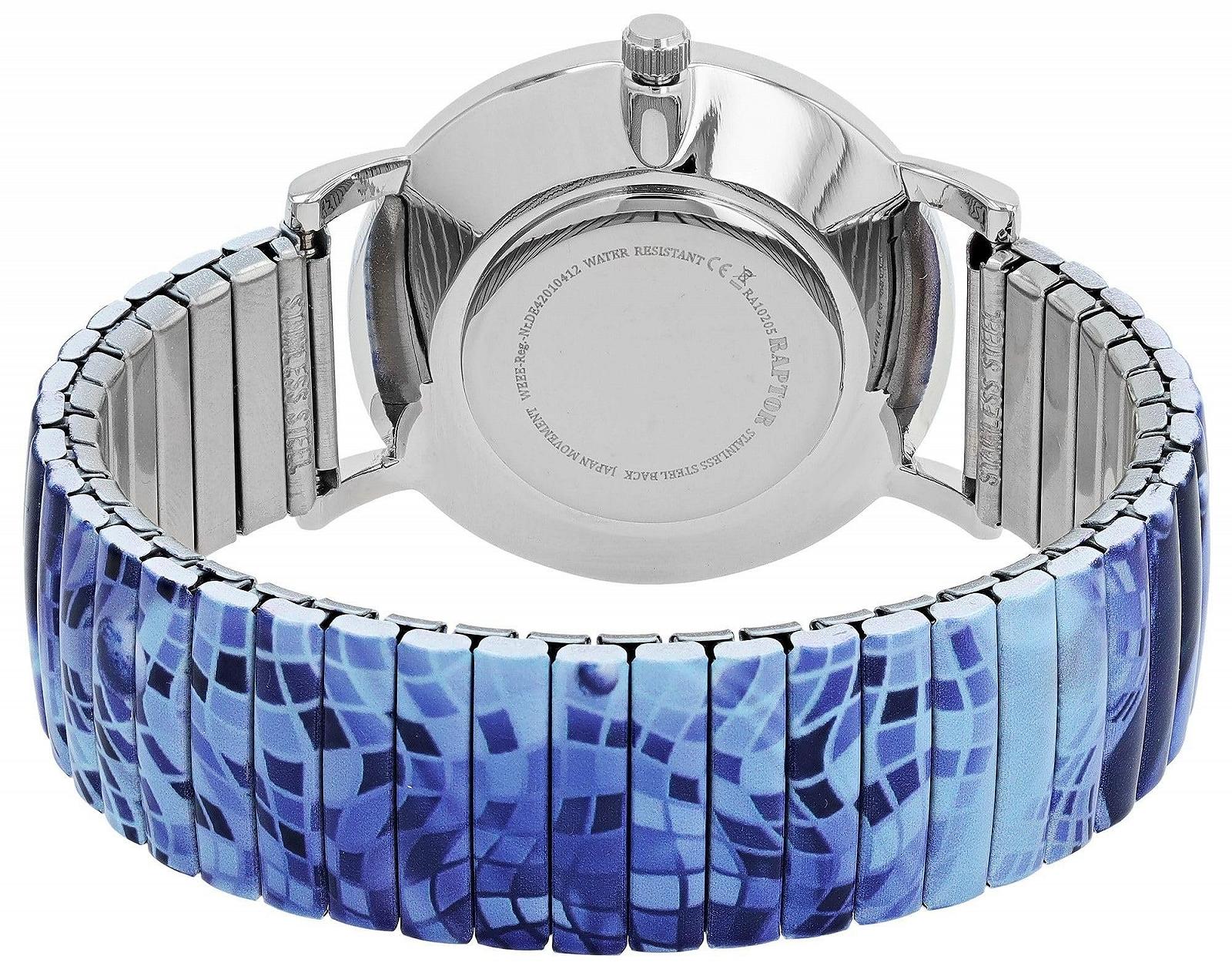 Женские часы Кварцевые Аналоговые Raptor Colourful Edition RA10205 Синий, фото №3