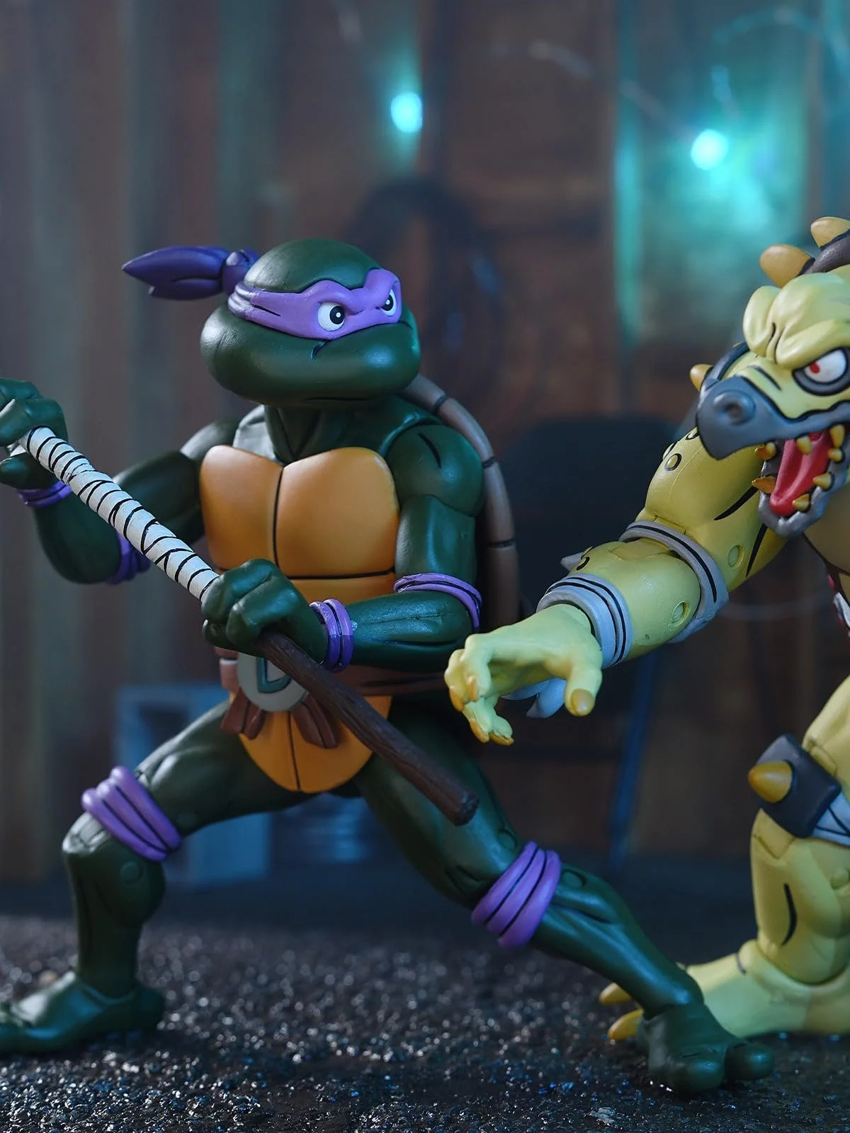 Колекційна фігурка NECA Cartoon Donatello 18 см, фото №3