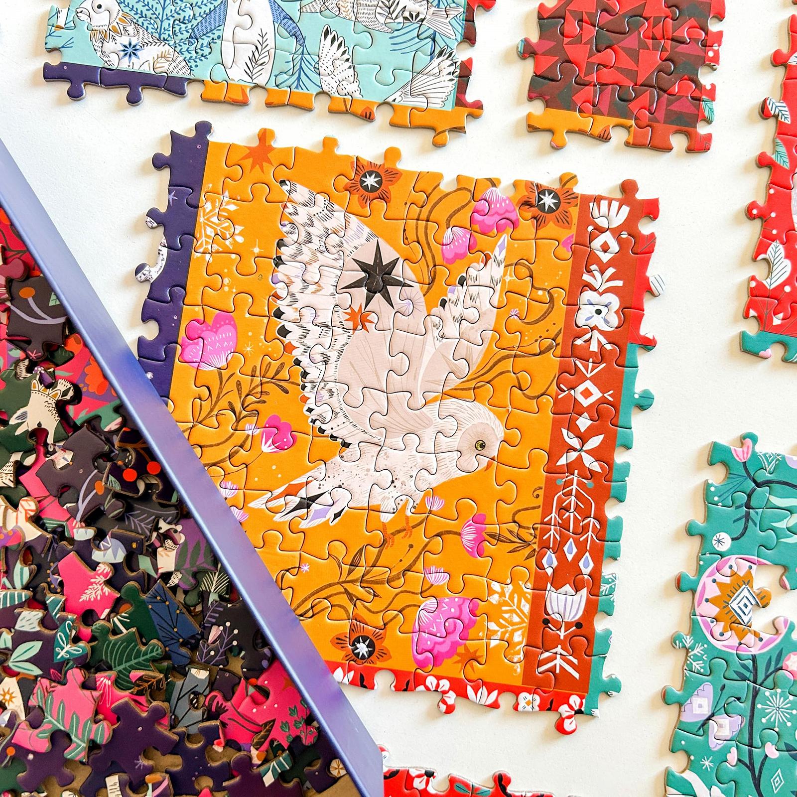 Пазл Elena Essex Christmas Puzzle Winter Patchwork 1000 элементов 70x50 см, фото №8