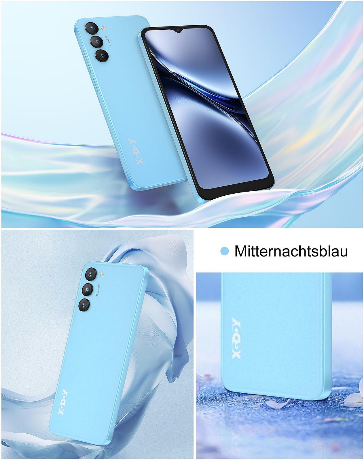 Смартфон XGODY X36 Android 15 Go 7GB/32GB 4200 мАч 13 MP + 5 MP Blue, фото №7