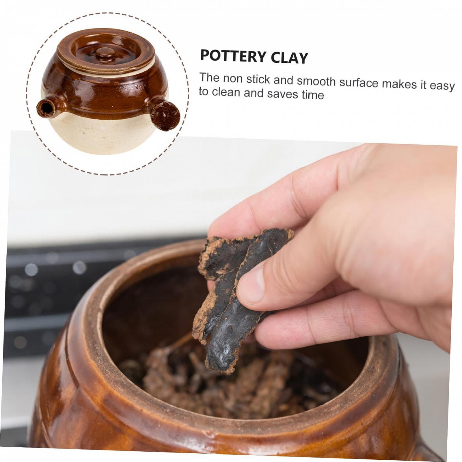 Ківш Gatuida китайський глиняний термостійкий з носиком та ручкою, фото №9