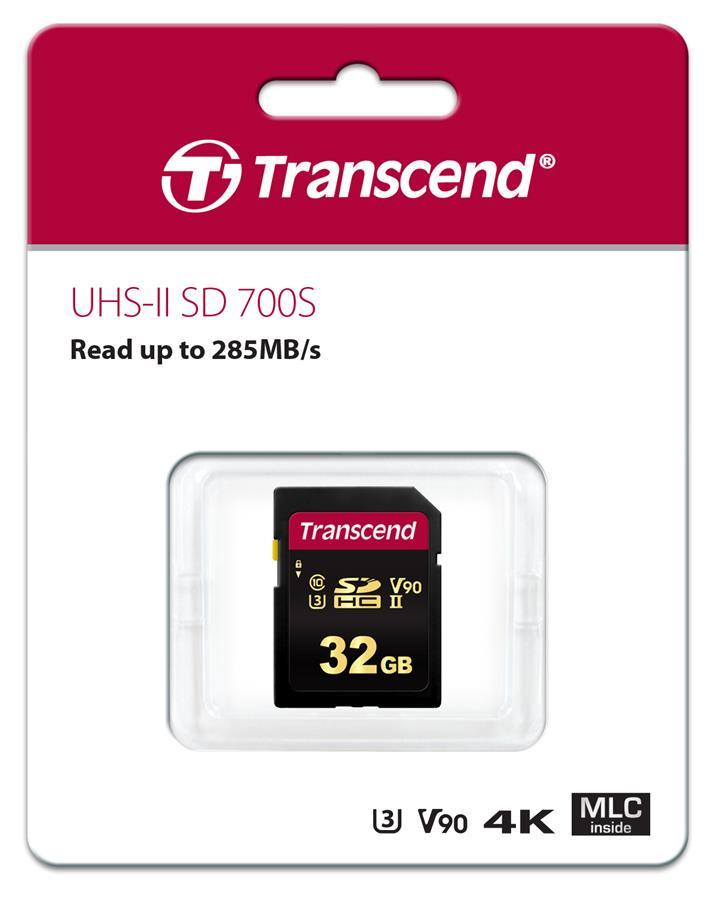 Карта памяти Transcend 32GB SDHC C10 TS32GSDC700S, фото №2