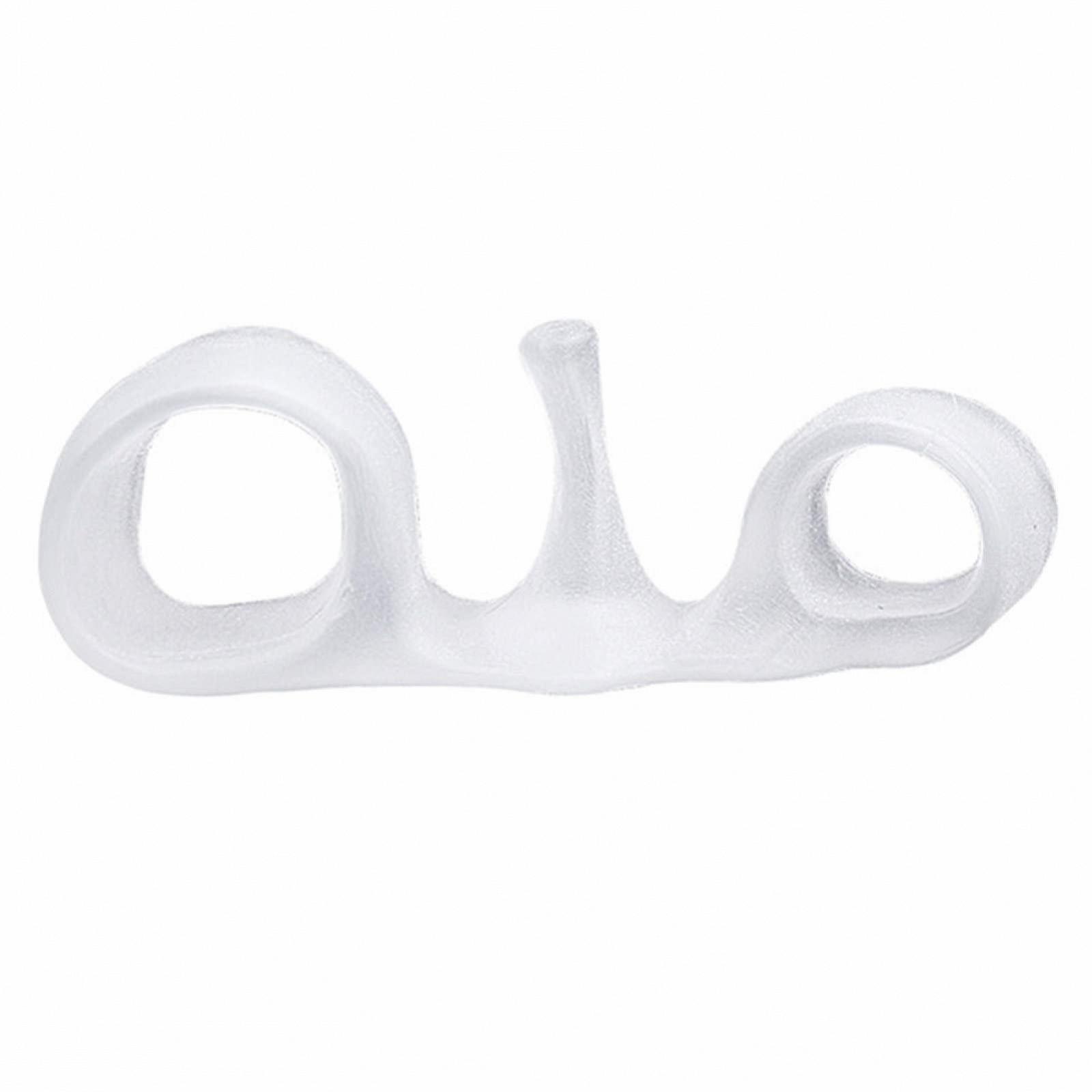 М'який силіконовий ортез Hallux Valgus для корекції перекриття пальців ніг, знеболювальні подушечки для жінок і чоловіків Білий, фото №1