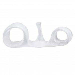 Мягкий силиконовый ортез Hallux Valgus для коррекции перекрытия пальцев ног, обезболивающие подушечки для женщин и мужчин Белый - Фото 1