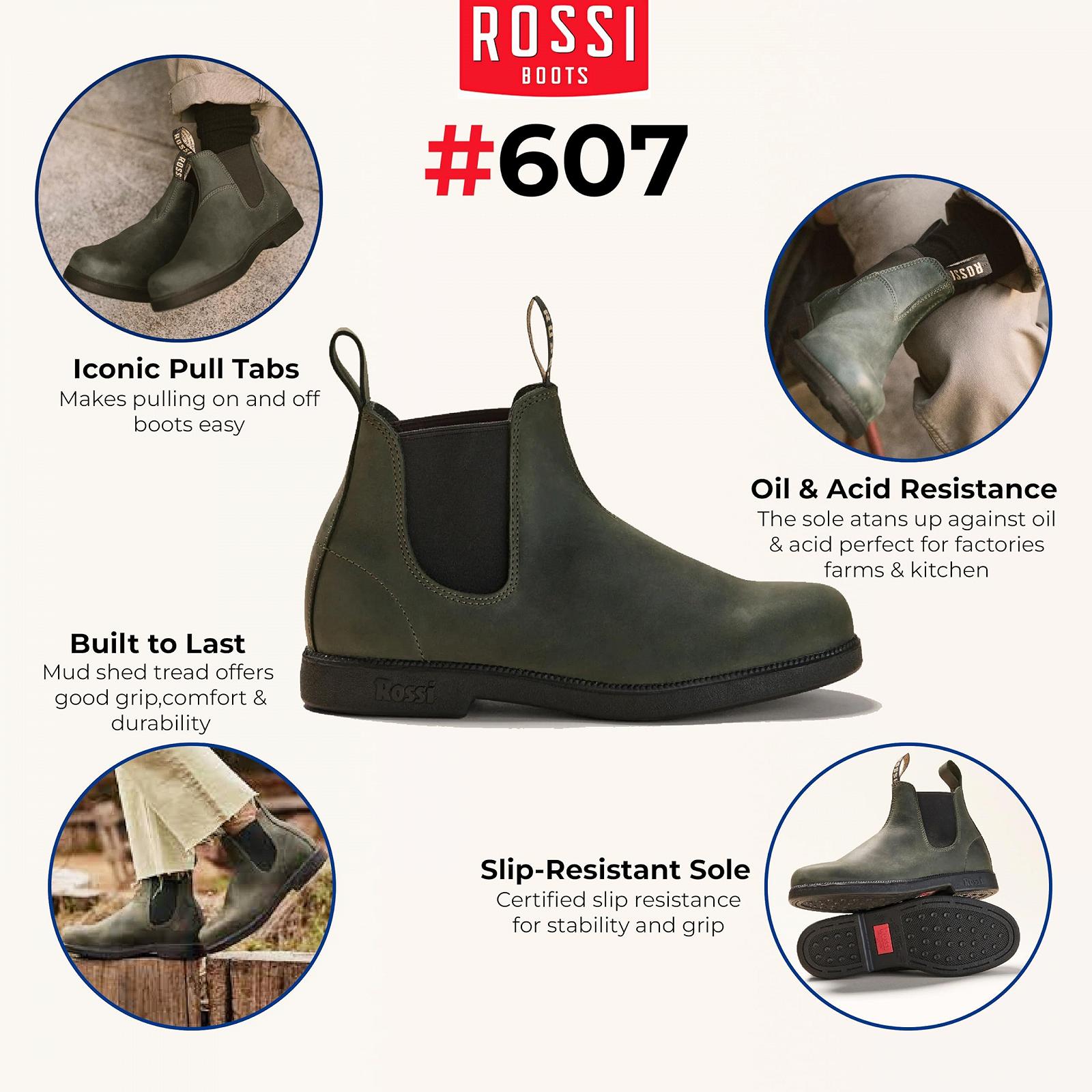 Ботинки челси кожаные Infinity Leather Rossi Booma 607 Unisex, фото №2