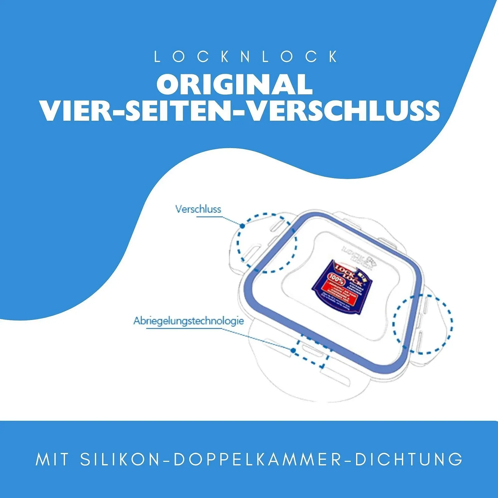 Набір ємностей LocknLock HPL834 2 шт 3,9 л з дренажною решіткою, фото №4