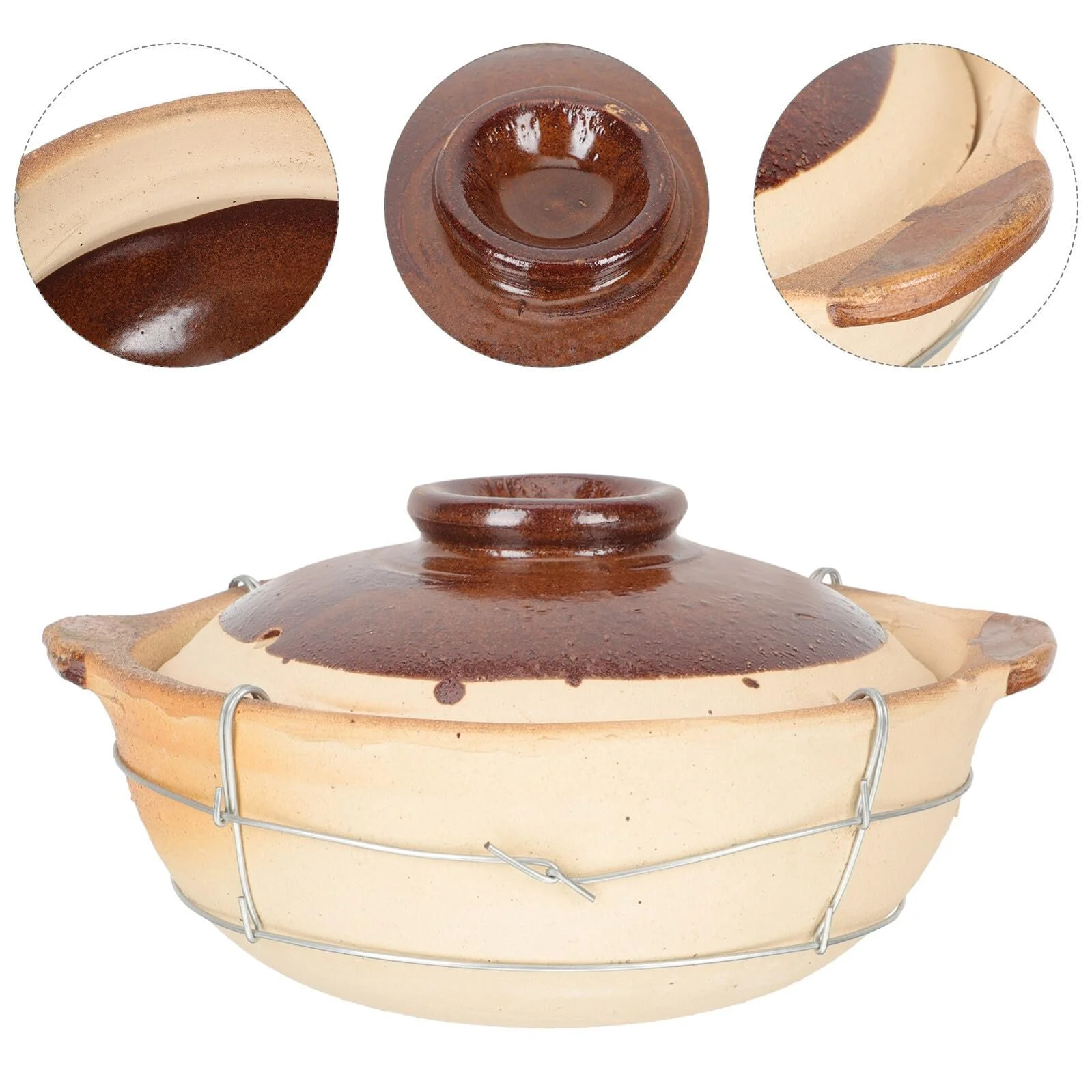 Каструля для тушкування BESPORTBLE мала з ручкою антипригарна енергоощадна, фото №7