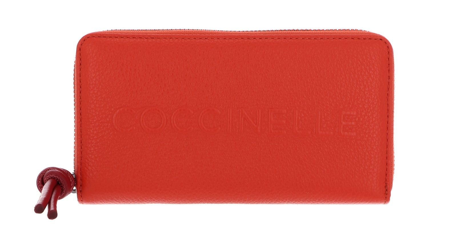 Гаманець Coccinelle Metallic Soft Шкіра Grained Gazpacho/Sangria, фото №3